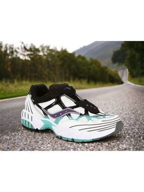 Saucony Grid web "into the void" sneakers mens Missized* 10.5 & 11.5